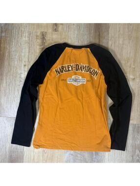 Y2K Harley-Davidson Long Sleeve LA to NY Ride – Orange (M)
